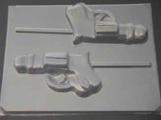 183x Male Penis Revolver Gun Chocolate or Hard Candy Lollipop Mold
